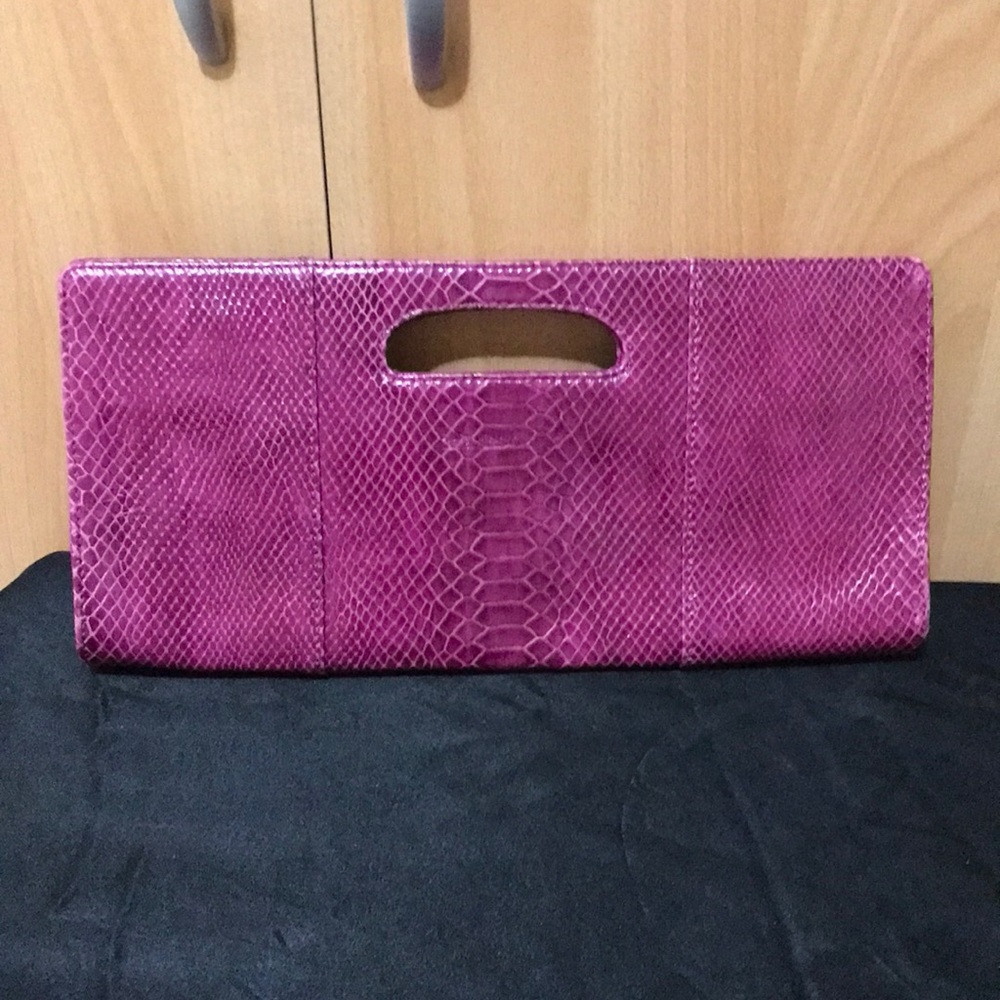 Charles David magenta clutch